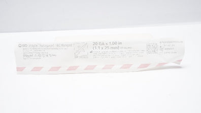 BD 382633 Insyte Autoguard BC Winged Shielded IV Cath. 20GA x 1.00inch 63ml/min